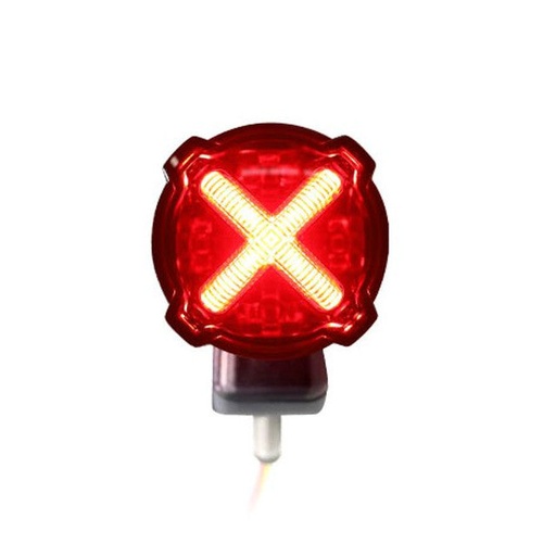 [HB036001] Piloto trasero con función de luz de freno LED GT-02S Koso - rojo