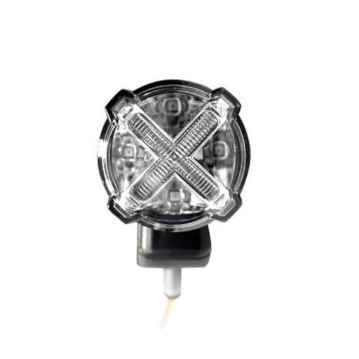 [HB036100] Piloto trasero con función de luz de freno LED GT-02S Koso - transparente