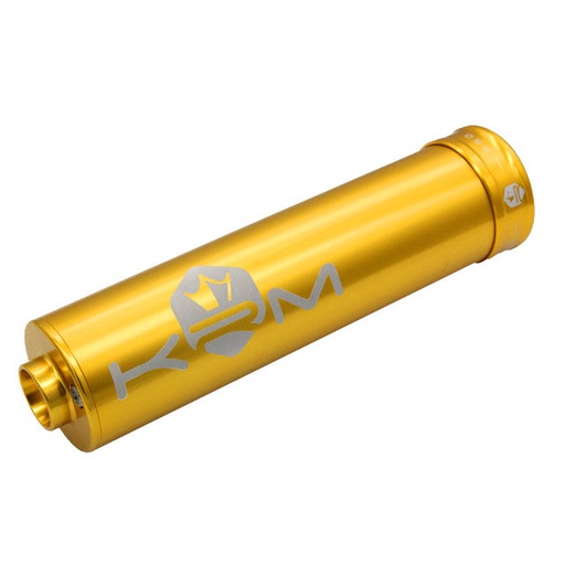 [KR033F] Silenciador 70-90cc aluminio 2019 KRM - amarillo