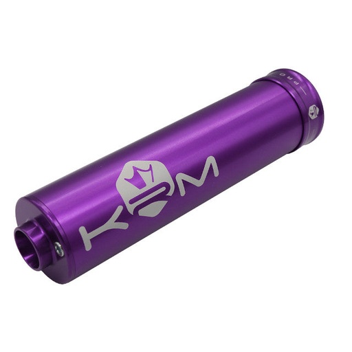 [KR037F] Silenciador 70-90cc aluminio 2019 KRM - violeta