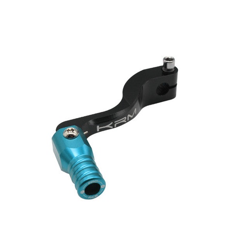 [KR581F] Pedal de cambio plegable AM6 KRM - negro/turquesa