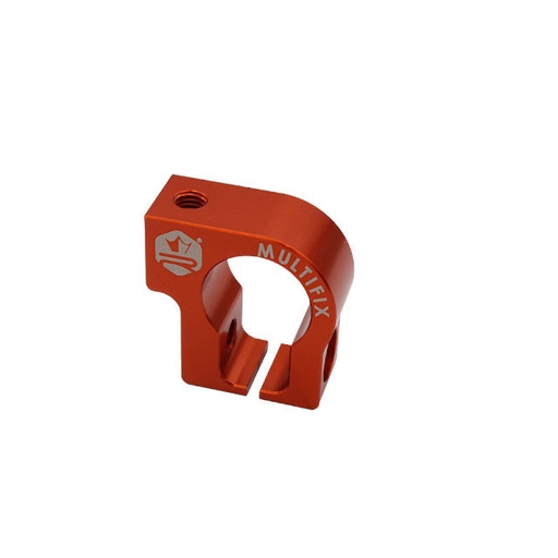 [KR600F] Abrazadera soporte escape multifijación KRM - naranja
