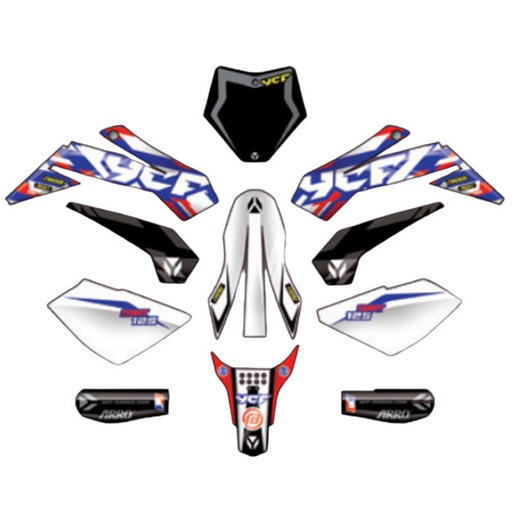 [KD1252024] Kit de adhesivos completo YCF Start F125 2024