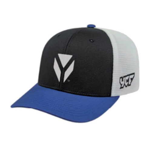 [CYCF05-BK] Gorra YCF - Negro-blanco-azul