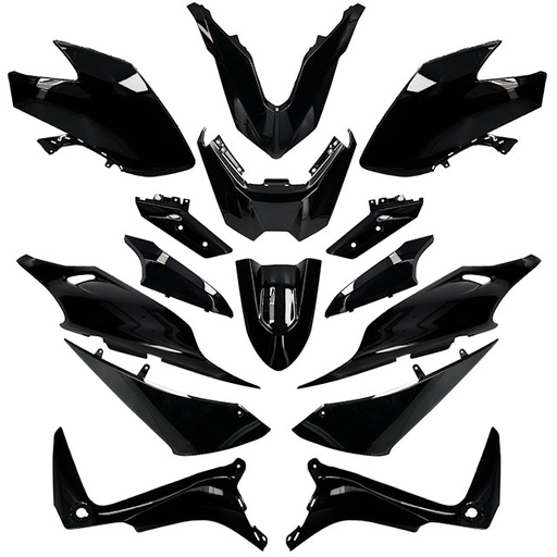 [AP55BP10.561.BK] Carenados Yamaha T-Max 560 20-21 15 piezas AllPro - negro brillante