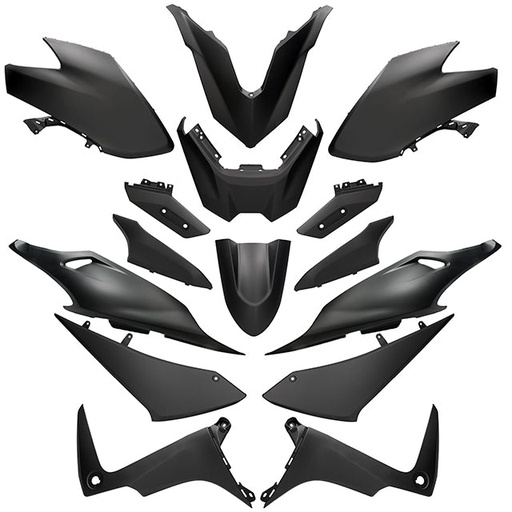 [AP55BP10.561.BM] Carenados kit Yamaha Tmax 560 2020-2021 15 piezas – negro mate