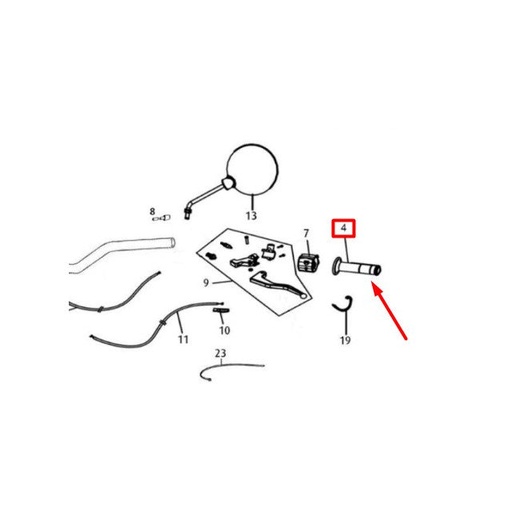 [0/000.530.4004] Puños Rieju Century 125