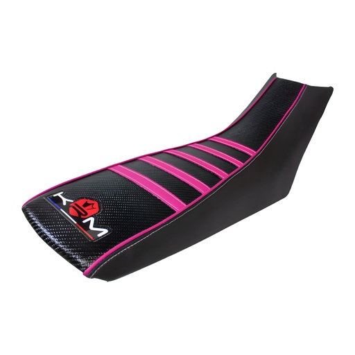 [KR408F] Funda asiento Derbi DRD X-treme / DRD Racing Pro Ride KRM - negro/rosa