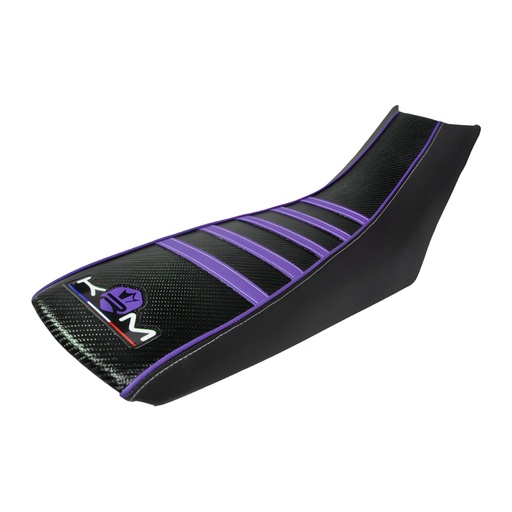 [KR585F] Funda asiento Derbi DRD X-treme / DRD Racing Pro Ride KRM - negro/violeta