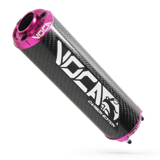 [VCR-RD30400/CAPI] Silenciador VOCA Carbon CNC anodizado - rosa