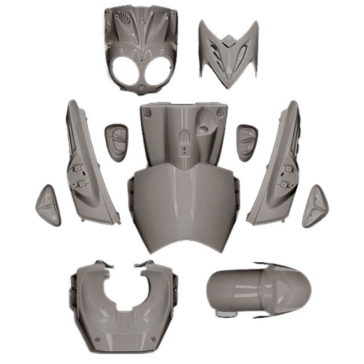 [AP55BP10.144.NG] Kit carenados Yamaha Slider / MBK Stunt 11 piezas AllPro - gris nardo