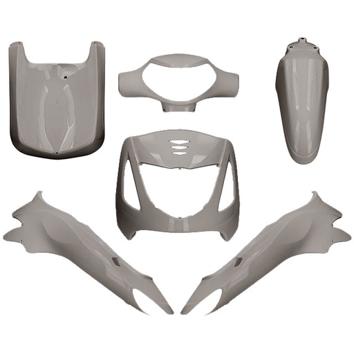 [AP55BP10.570.NG] Kit Carenados Honda SH 125 <04 6 piezas AllPro - gris nardo