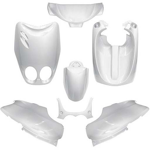 [AP55BP10.958.PW] Kit Carenados Yamaha Neo's / MBK Ovetto 97-07 7 piezas AllPro - blanco perla