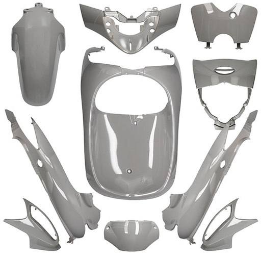 [AP55BP10.571.NG] Carenados Honda SH 125 04-08 10 piezas AllPro - gris nardo