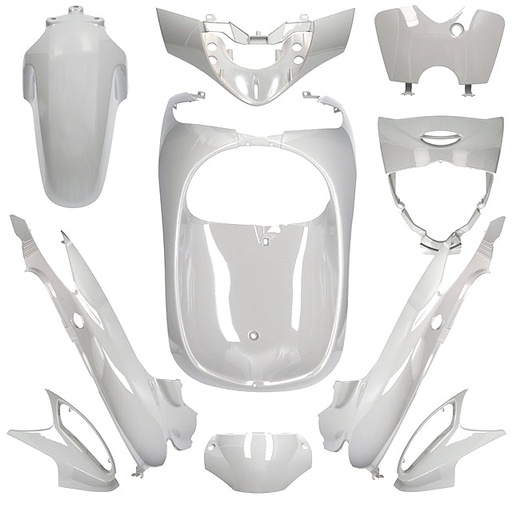 [AP55BP10.571.PW] Carenados Honda SH 125 04-08 10 piezas AllPro - blanco perla