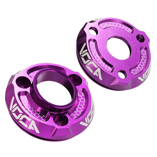 [VCR-RD304CNC/PU] Kit de cazoletas silenciador VOCA CNC anodizado - violeta