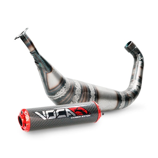 [VCR-RD35188.01.CARE] Escape Minarelli AM6 Racing BigBore 90cc VOCA - silenciador cazoleta roja