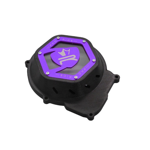 [KR727F] Tapa encendido Minarelli AM6 KRM Pro Ride - negro/violeta