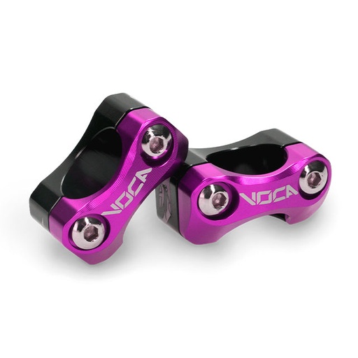 [VCR-SD960.V2/PU] Torretas manillar 28,6 mm Voca V2 HB28 CNC - violeta