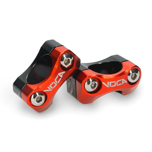 [VCR-SD960.V2/OR] Torretas manillar 28,6 mm Voca V2 HB28 CNC - naranja