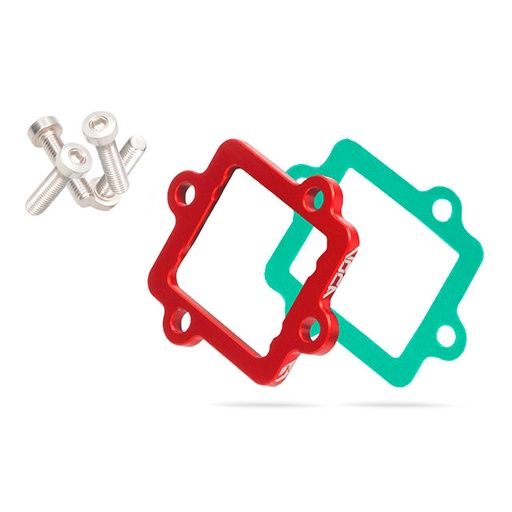 [VCR-RD13.SPC.166/RE] Suplemento CNC caja de laminas Minarelli horizontal 50cc Voca - rojo