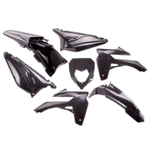 [SH-11893] Kit de plásticos Sherco 50 SM-R/SE-R / SM-RS/SE-RS - negro