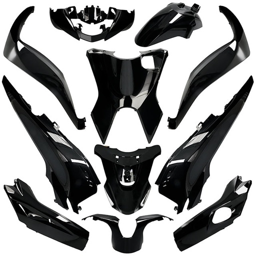 [AP55BP10.574.BK] Carenados Honda SH 125 17-19 11 piezas AllPro - negro metálico perla