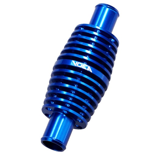 [VCR-RD11.RAD.BST/BL] Radiador tubo refrigerante D=17mm 106x40mm VOCA CNC Bestia - azul