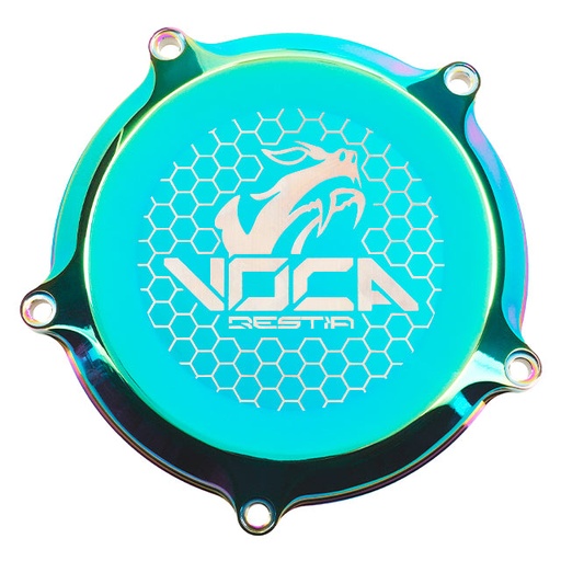 [VCR-RD19188.COVER.3/TI] Tapa de discos de embrague Minarelli AM6 Voca CNC - neocromado