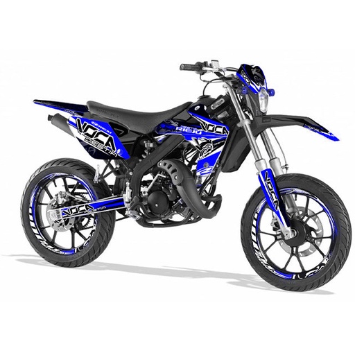 [VCR-SD-KIT-MRT/BL] Kit de vinilos VOCA Bestia Rieju MRT 50cc 09-21 32 pegatinas - azul