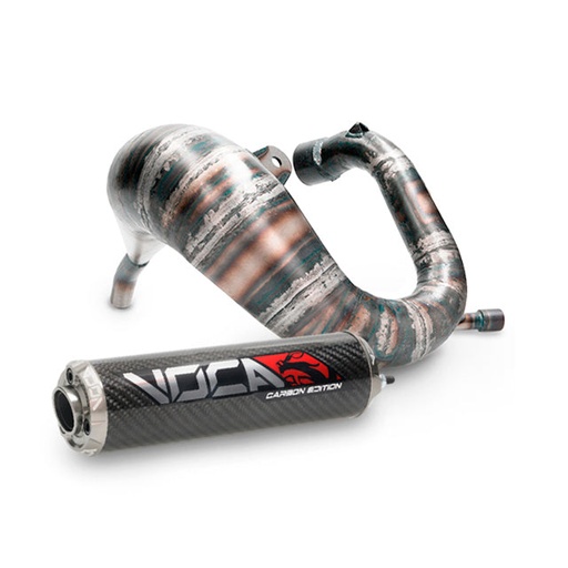 [VCR-RD37193.CC.CAAL] Escape Derbi DRD Pro Cross Carbon 80 VOCA Racing - silenciador cazoleta gris
