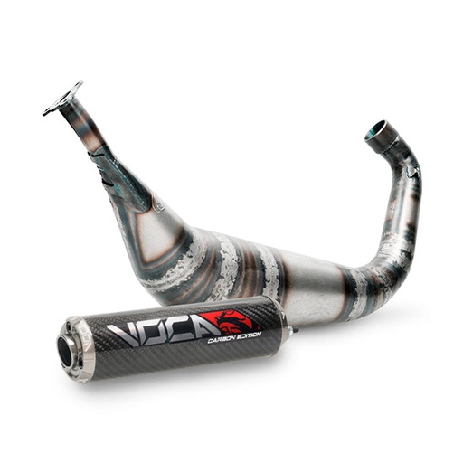 [VCR-RD35188.01.CAAL] Escape Minarelli AM6 Racing BigBore 90cc VOCA - silenciador cazoleta gris