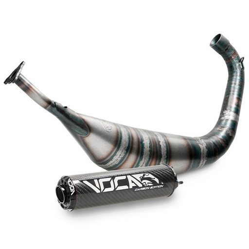 [VCR-RD30188.03.CABK] Escape HM Moto Cre Derapage Six SM Carbon Racing 70/80cc VOCA - silenciador cazoleta negro