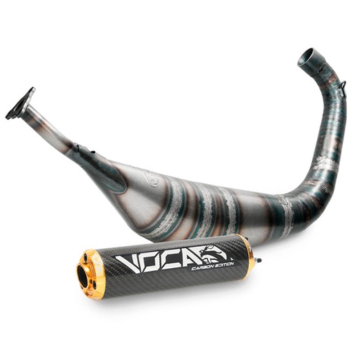 [VCR-RD30188.03.CAGO] Escape HM Moto Cre Derapage Six SM Carbon Racing 70/80cc VOCA - silenciador cazoleta oro