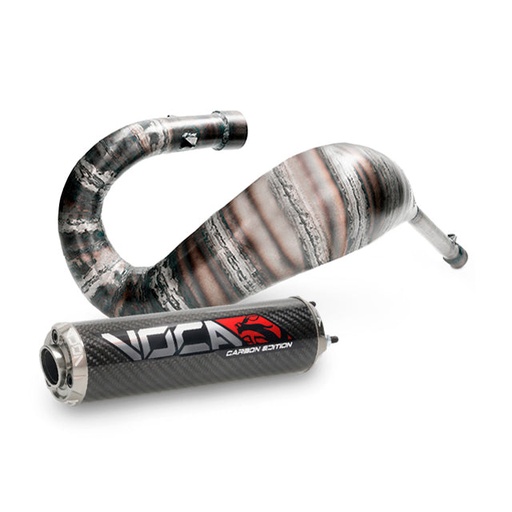 [VCR-RD37185.CC.CAAL] Escape Rieju MRT Cross Carbon 80 VOCA Racing - silenciador cazoleta gris