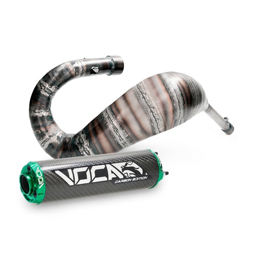 [VCR-RD37185.CC.CAGR] Escape Rieju MRT Cross Carbon 80 VOCA Racing - silenciador cazoleta verde