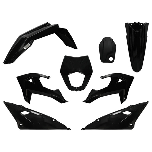 [AP55BP10.976.IBK] Carenados Rieju MRT Pro 50 >2022 8 piezas plástico inyectado Allpro negro