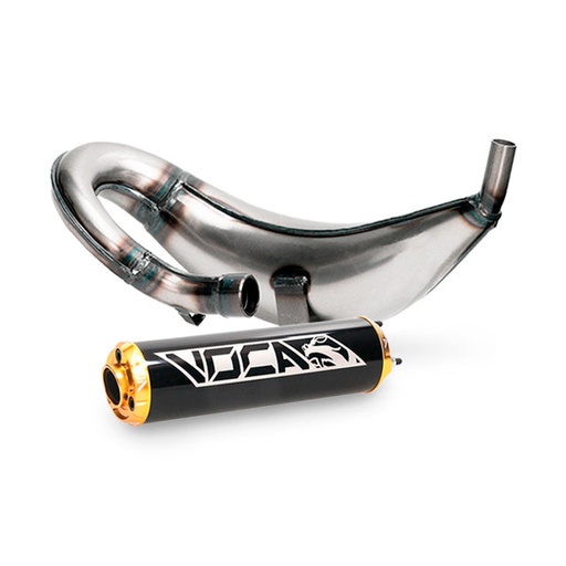 [VCR-RD39192/BKGO] Escape Derbi Senda/DRD / Aprilia RX/SX VOCA Cross (CE) - silenciador oro