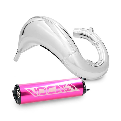 [VCR-RD38185/PUBK] Escape Rieju MRT 50 VOCA Cross Chromed 50/70cc (CE) - Silenciador violeta