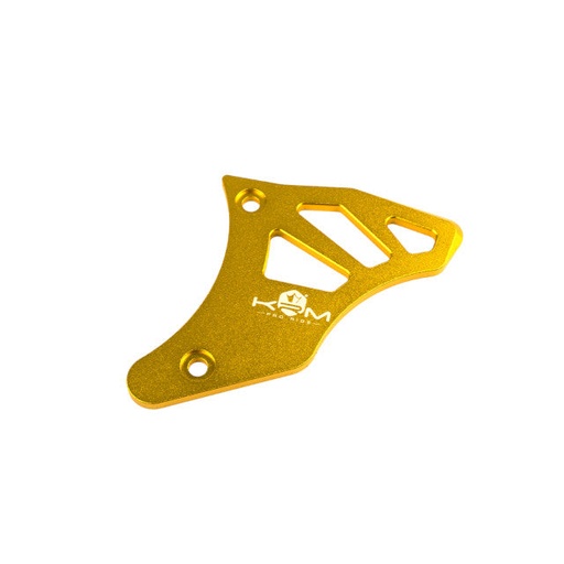 [KR823F] Tapa cubre piñón Derbi aluminio KRM - oro