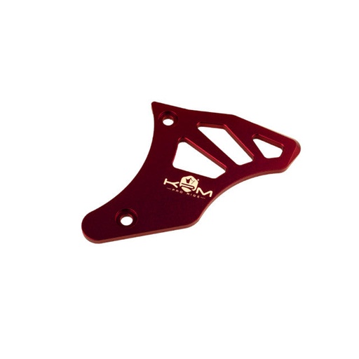 [KR821F] Tapa cubre piñón Derbi aluminio KRM - rojo