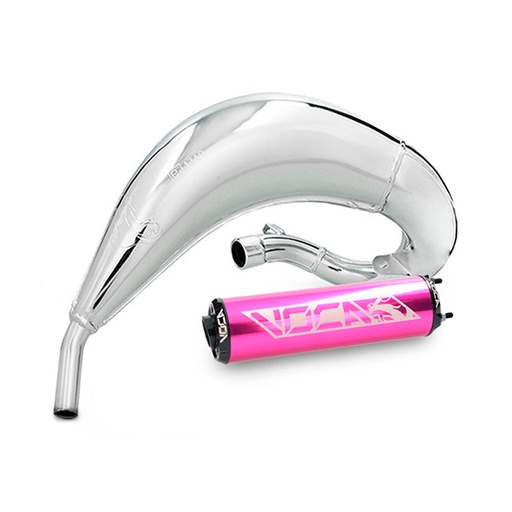 [VCR-RD38181/PUBK] Escape VOCA Cross Chromed 50/70cc (CE) Fantic - silenciador violeta