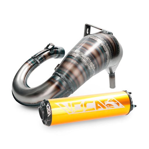 [VCR-RD36188/GOBK] Escape Rieju MRX/RR / MH Furia Cross Rookie 50/70cc Voca (CE) - silenciador oro