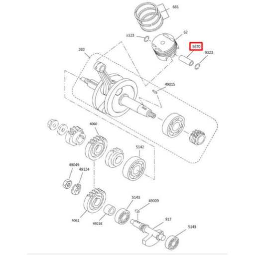 [0/229.000.0093] Bulón pistón Rieju Marathon 125 22-24