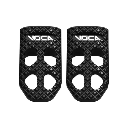 [VCR-RD06FRS/BK] Juego de estriberas piloto CNC VOCA Racing - negro