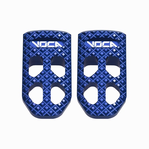 [VCR-RD06FRS/BL] Juego de estriberas piloto CNC VOCA Racing - azul