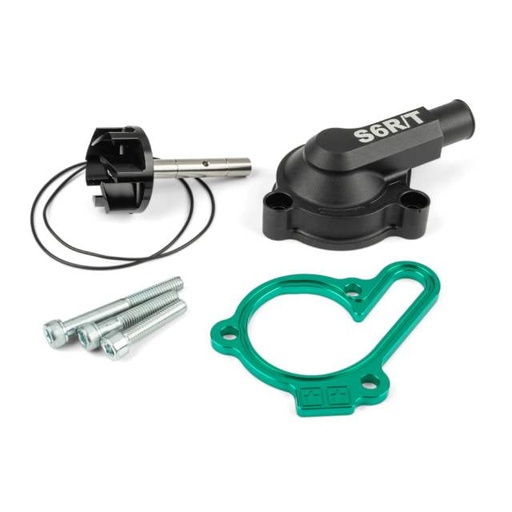 [S6-SSP593WP/TU] Bomba de agua large flow con tapa Derbi Euro 3 / 4 Stage6 - turquesa