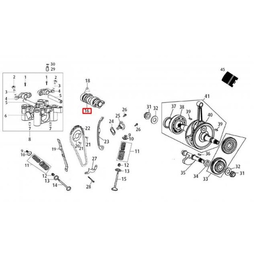 [0/006.126.0031] Válvula admisión Rieju Tango 125 / MRT 125 / Strada 125