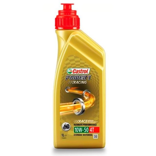 [MO4T00033] Aceite motor 4T 10W50 1L Castrol Power 1 Racing (OAPOW10W50)