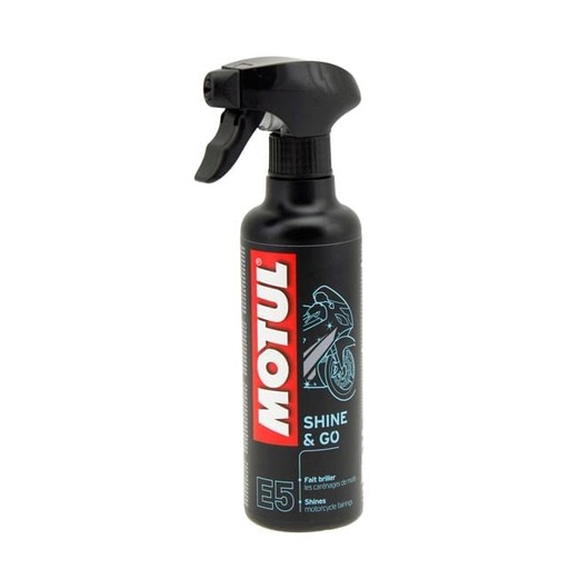 [103000] Motul E5 Shine & Go, aviva colores de plásticos, 400ml